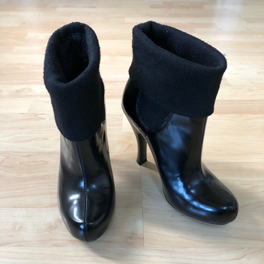 BCBGirls FoldOver Ankle Stiletto Booties